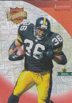 1997 Playoff Absolute Beginnings #191 Jerome Bettis Front