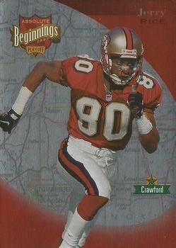 1997 Playoff Absolute Beginnings #193 Jerry Rice Front