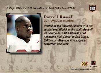 1997 Playoff Absolute Beginnings #198 Darrell Russell Back