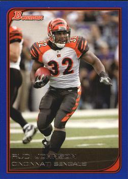 2006 Bowman - Blue #14 Rudi Johnson Front