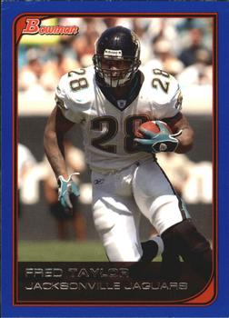 2006 Bowman - Blue #24 Fred Taylor Front