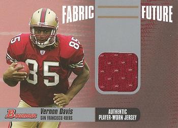 2006 Bowman - Fabric of the Future #FF-VD Vernon Davis Front