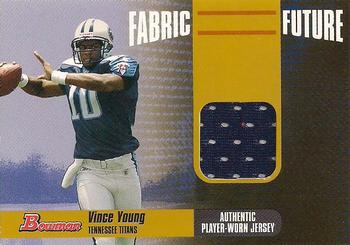 2006 Bowman - Fabric of the Future Gold #FF-VY Vince Young Front