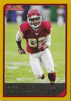 2006 Bowman - Gold #25 Dante Hall Front
