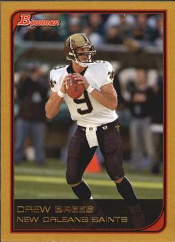 2006 Bowman - Gold #47 Drew Brees Front