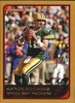 2006 Bowman - Gold #73 Aaron Rodgers Front
