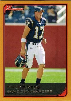 2006 Bowman - Gold #105 Philip Rivers Front