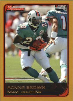 2006 Bowman - Gold #106 Ronnie Brown Front