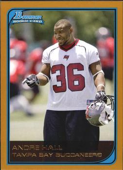 2006 Bowman - Gold #216 Andre Hall Front
