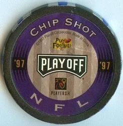 1997 Playoff Absolute Beginnings - Chip Shots Black #127 Ray Zellars Back