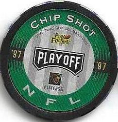 1997 Playoff Absolute Beginnings - Chip Shots Black #123 Greg Hill Back