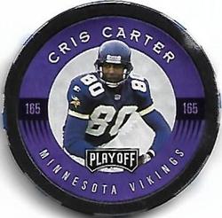 1997 Playoff Absolute Beginnings - Chip Shots Black #165 Cris Carter Front