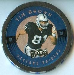 1997 Playoff Absolute Beginnings - Chip Shots Black #81 Tim Brown Front