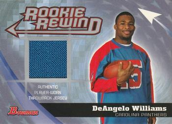 2006 Bowman - Rookie Rewind Jerseys #BRR-DW DeAngelo Williams Front