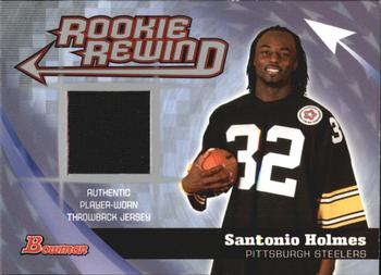 2006 Bowman - Rookie Rewind Jerseys #BRR-SH Santonio Holmes Front
