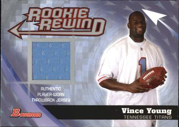 2006 Bowman - Rookie Rewind Jerseys #BRR-VY Vince Young Front
