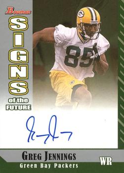 2006 Bowman - Signs of the Future #SF-GJ Greg Jennings Front