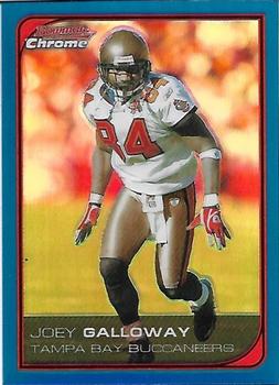 2006 Bowman Chrome - Blue Refractors #160 Joey Galloway Front