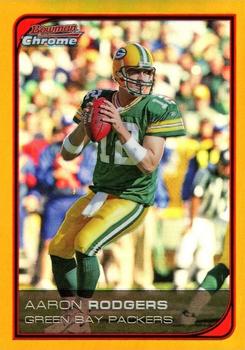 2006 Bowman Chrome - Gold Refractors #201 Aaron Rodgers Front