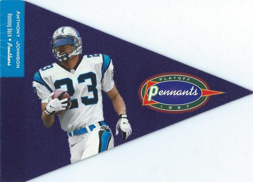 1997 Playoff Absolute Beginnings - Pennants #23 Anthony Johnson Front