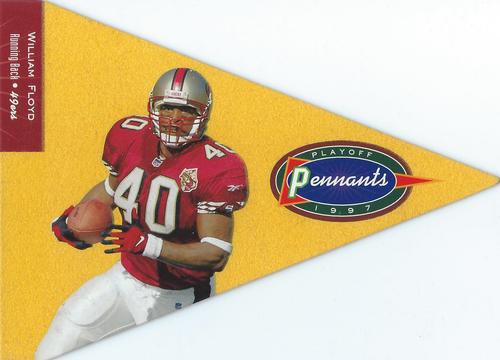 1997 Playoff Absolute Beginnings - Pennants #40 William Floyd Front