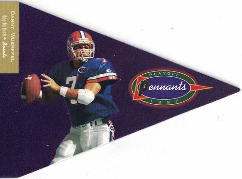 1997 Playoff Absolute Beginnings - Pennants #134 Danny Wuerffel Front
