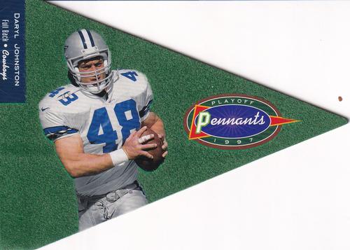 1997 Playoff Absolute Beginnings - Pennants #150 Daryl Johnston Front