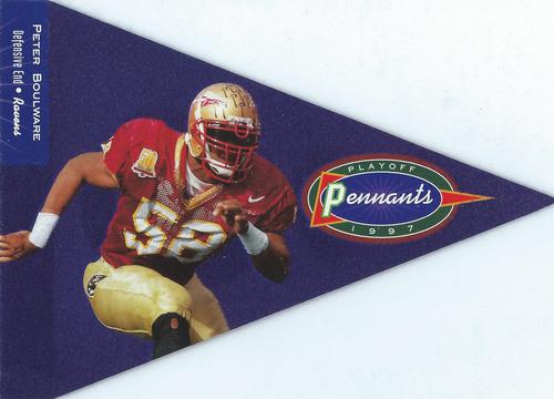 1997 Playoff Absolute Beginnings - Pennants #158 Peter Boulware Front