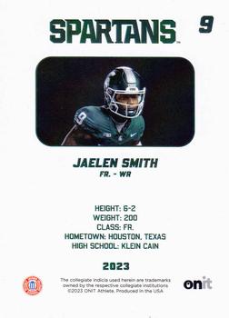 2023 ONIT Athlete Michigan State Spartans #NNO Jaelen Smith Back