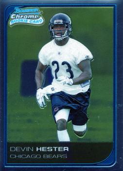 2006 Bowman Chrome - Uncirculated Rookies #68 Devin Hester Front