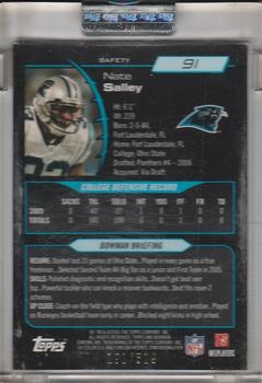 2006 Bowman Chrome - Uncirculated Rookies #91 Nate Salley Back