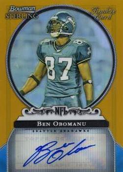 2006 Bowman Sterling - Gold Rookie Autographs #BS-BO Ben Obomanu Front