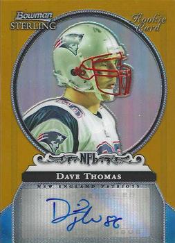2006 Bowman Sterling - Gold Rookie Autographs #BS-DT David Thomas Front