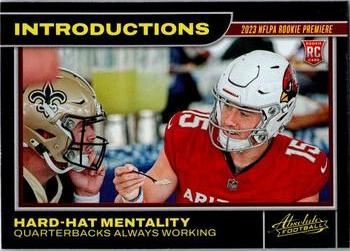2023 Panini Absolute - Introductions #11 Hard-hat Mentality Front