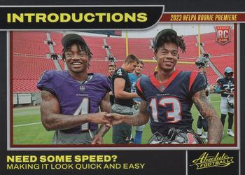 2023 Panini Absolute - Introductions #12 Need Some Speed? Front