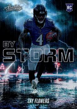 2023 Panini Absolute - By Storm #BST-11 Zay Flowers Front