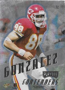 1997 Playoff Contenders #72 Tony Gonzalez Back