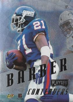 1997 Playoff Contenders #95 Tiki Barber Back