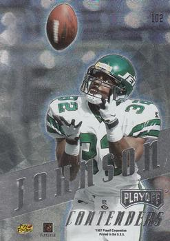 1997 Playoff Contenders #102 Leon Johnson Back