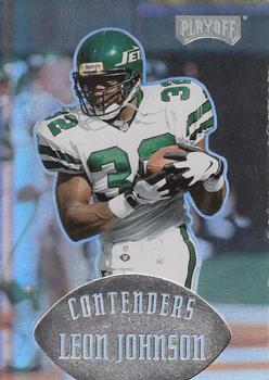 1997 Playoff Contenders #102 Leon Johnson Front