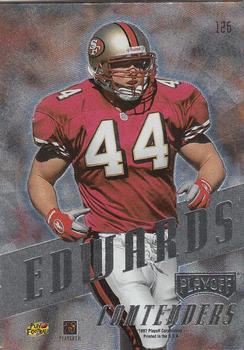 1997 Playoff Contenders #126 Marc Edwards Back