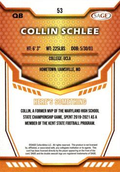 2024 SAGE HIT - Silver #53 Collin Schlee Back