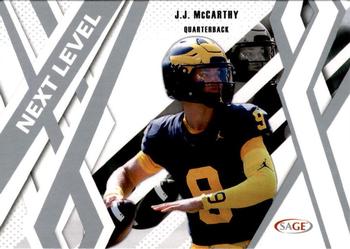 2024 SAGE HIT - Silver #90 J.J. McCarthy Front
