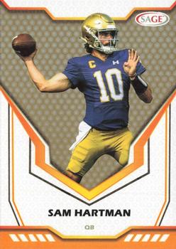 2024 SAGE HIT - Gold #1 Sam Hartman Front