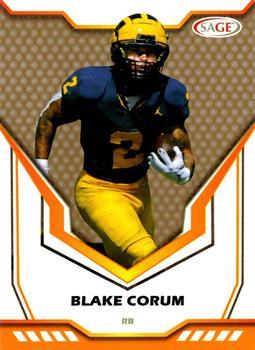 2024 SAGE HIT - Gold #11 Blake Corum Front