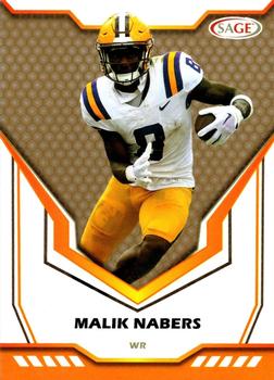 2024 SAGE HIT - Gold #26 Malik Nabers Front