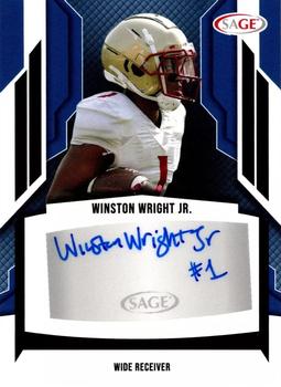 2024 SAGE HIT - Autographs Black #A-WWJ Winston Wright Jr. Front