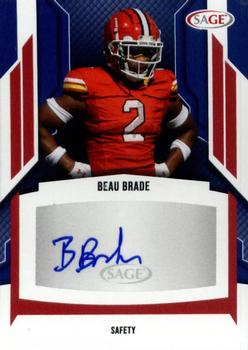 2024 SAGE HIT - Autographs Red #A-BB2 Beau Brade Front