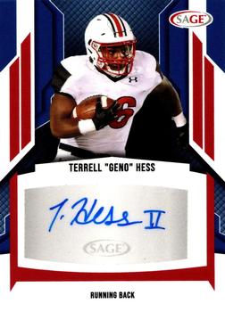 2024 SAGE HIT - Autographs Red #A-GH Geno Hess Front
