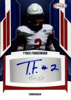 2024 SAGE HIT - Autographs Red #A-TF2 Tyrek Funderburk Front